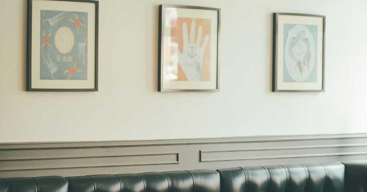 Family enjoying a freshly painted living room